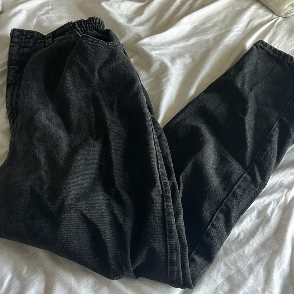 Lee Black Elastic Waist Jeans - 18L